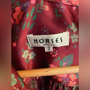Horses Atelier silk blouse
